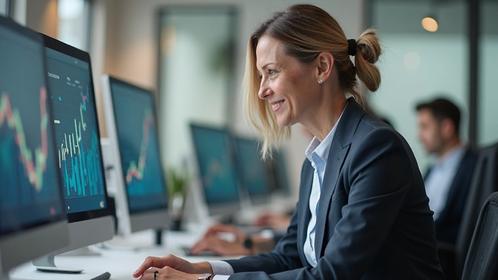 Grafiek met groeiende spaaruitgaven en financiële vooruitgang op computer scherm